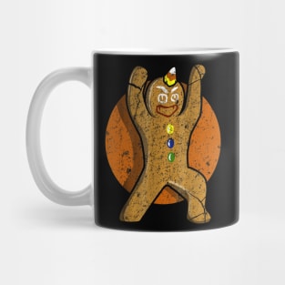 Gingerbread Man Monster Tee Retro Halloween Biscui Mug